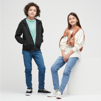 ユニクロ KIDS　ウルトラストレッチデニムスリムフィットフィットパンツ