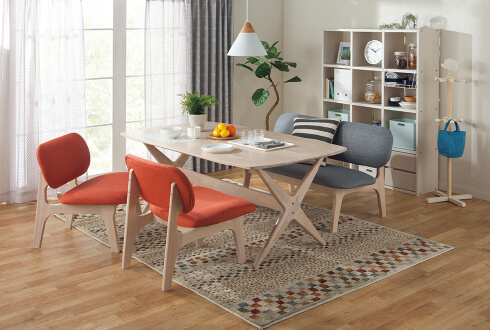 ニトリ リビングダイニングテーブル　4点セット