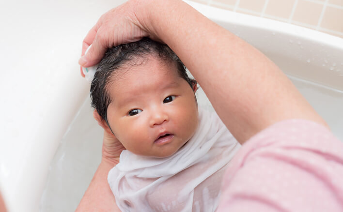赤ちゃん 顔の洗い方 1737616ヶ月 赤ちゃん 顔の洗い方