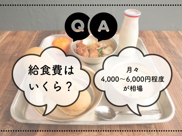 QA 給食費はいくら？