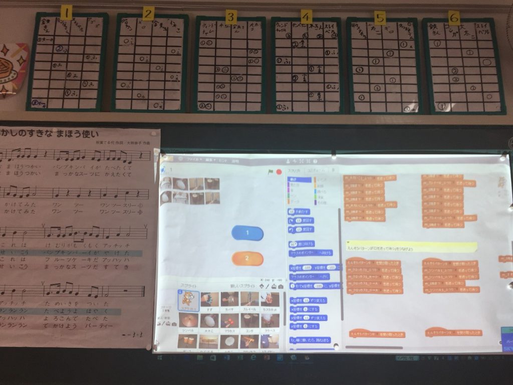 プログラミングを通じた音楽の授業実践例 小３音楽 まほうの音楽 ベネッセのプログラミング教育情報
