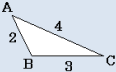 【図形と計量】三角形における三角比の値の問題の図